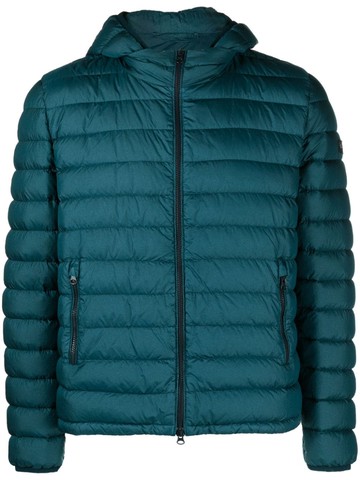 Paul & Shark - Save The Sea hooded padded jacket - men - Nylon/Down/Nylon/Feather - XXL - Blue