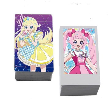 台灣出貨⭐祕密的偶像公主周邊 祕密的偶像公主1 動漫周邊 3寸小卡精選100張 不重複自制圓角學生 星光偶像 交換禮物