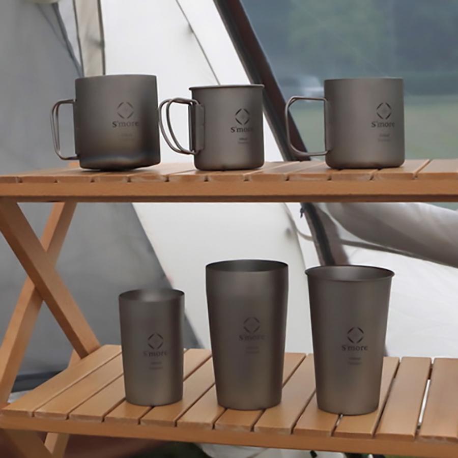 aimoha S more Titanium Mug シングルウォール チタニウムマグ チタンマグカップ SMOrsUT001Ma