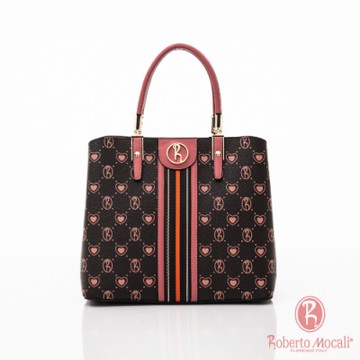 Roberto Mocali - 義大利諾貝兔甜美淑女織帶2way手提肩背包