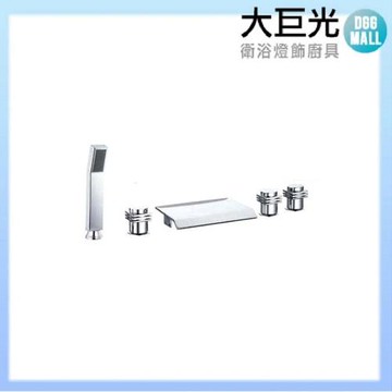 【大巨光】浴用檯面雙槍水龍頭_5件式(SB-0205)