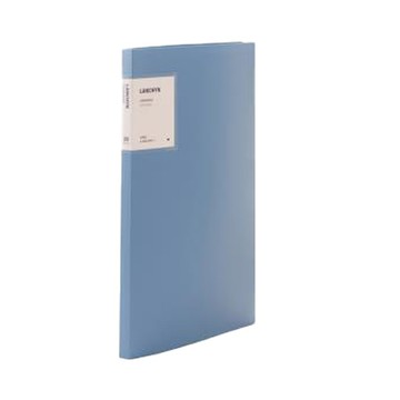 連勤LAN CHYN PP莫蘭迪色系資料簿/LC-20MO/20入/藍