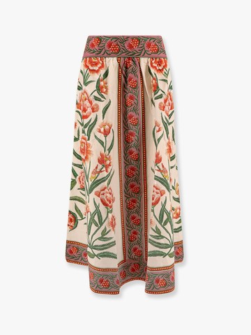 Cotton skirt with floral print - FARM RIO - gender_Woman