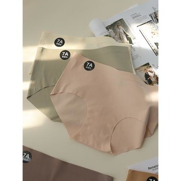 【7A抑菌】夏季冰絲女士無痕內褲女2025新款桑蠶絲襠女生內褲學生