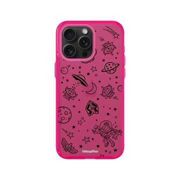 iPhone 15 Pro Max Clear 粉漾桃 - 迪士尼-玩具總動員 Toy Story - 玩具總動員 - 宇宙飛行