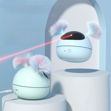 智能寵物貓玩具紅外線激光燈逗貓棒羽毛自動電動貓咪自嗨玩具