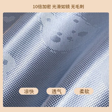 冰藤席夏季冰絲涼席可折疊軟席a類母嬰級兒童家用冬夏兩用床涼墊