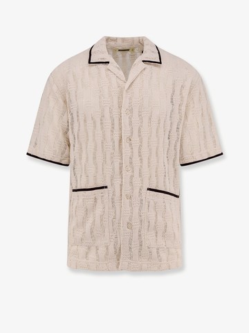 WB Sunny Granny perforated knit shirt - WOODBIRD - gender_Man