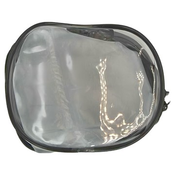 娃娃透明收納包 Set 2個 PVC材質 可掛於包包上  中(18 x 14 x 8cm)  黑色