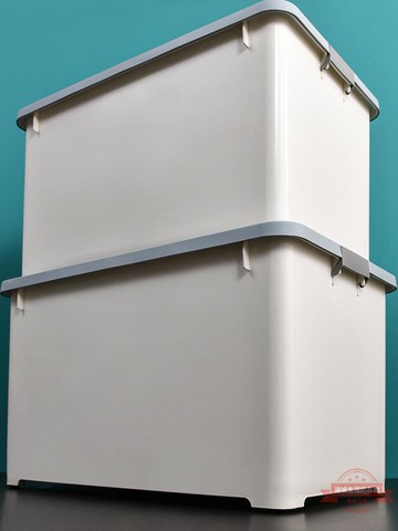 加厚收納箱塑料特大號家用衣服衣物整理箱宿舍有蓋儲物箱