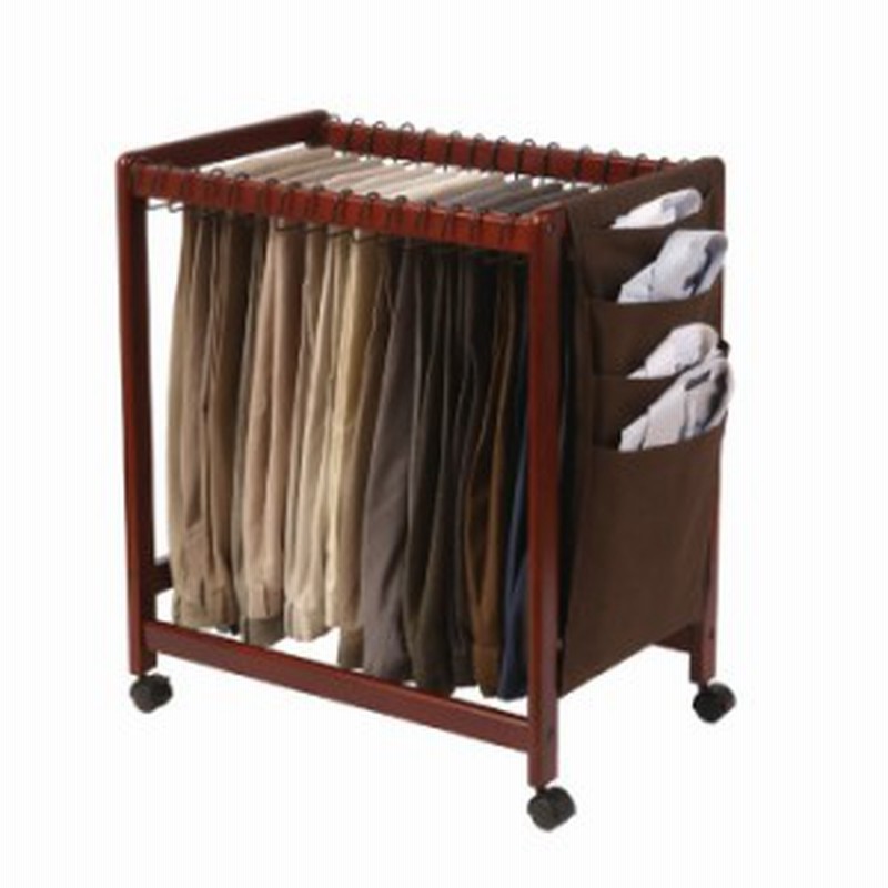 木製スラックスワゴン シャツポケット付 Sp 15 ズボン スラックス 収納 キャスター付き ハンガーラック 収納家具 タンス チェス 通販 Lineポイント最大1 0 Get Lineショッピング
