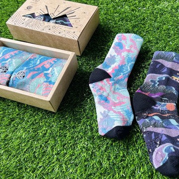 快速出貨# RAFAC時髦運動中筒襪_處處聯名_親子禮盒