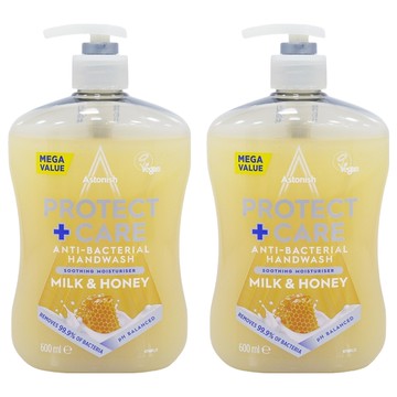 Astonish 牛乳蜂蜜洗手液  2個  600ml