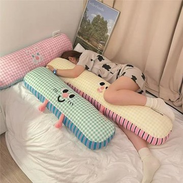 長條抱枕女生睡覺抱七夕送女友禮物床頭軟包靠背宿舍看書枕頭可愛