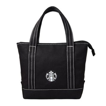 星巴克 黑色女神帆布手提袋