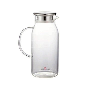 【Black HAMMER 官方直營】沁涼耐熱玻璃水壺1750ml 直身款(可放冰箱門)