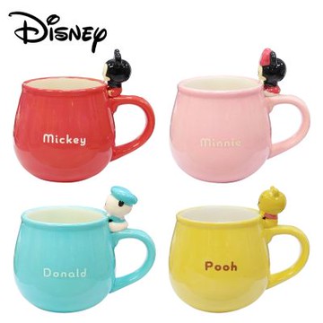 日本正版 迪士尼 陶瓷 馬克杯 300ml 咖啡杯 米奇 米妮 唐老鴨 小熊維尼 278412 278429 278450 278467