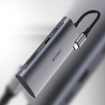 Alpha Type-C 7合1擴充轉接器 A731HP 灰色