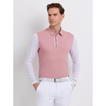 夏季高爾夫男防曬長袖T恤冰絲速干透氣冰袖運動polo衫golf服裝男