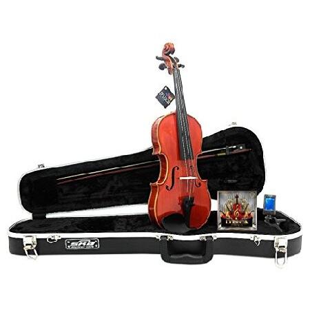 D'Luca PROV-CA400-34 Strauss 400 Concerto Violin with SKB Molded Case, Strings and Tuner