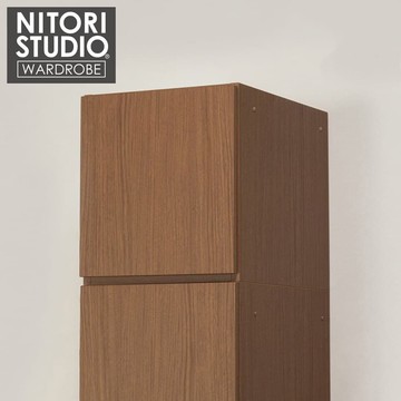 ◎衣櫃上櫃(左開) PORTE-D 40U-L-D MBR NITORI宜得利家居