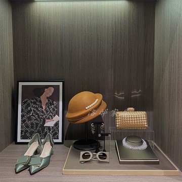 簡約現代 歐式樣板房衣帽間裝飾套裝軟裝擺設帽子包項鏈道具擺件