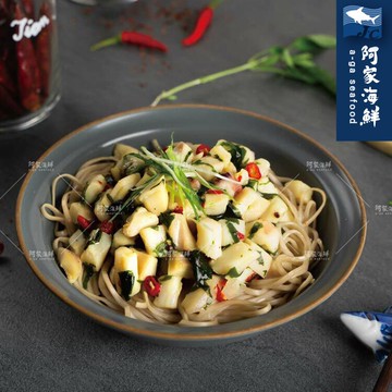 【阿家海鮮】芥末魷魚(200g±10%/包)
