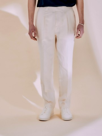 E-Lpresgoe Banding Pants_Cream