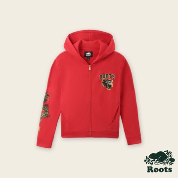 【Roots】 女裝 - 舞龍新春系列 短版連帽外套