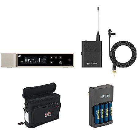 Sennheiser EW-D ME2 Set Digital Wireless Omni Lavalier Microphone System (R1-6: 520 to 576 MHz) Bundle with Rapid Charger and Wireless System Bag