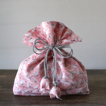 和服 招財束口袋 中尺寸