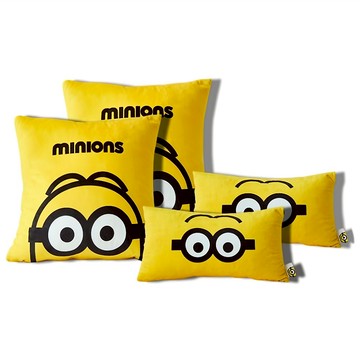 minions 小小兵 神偷奶爸小黃人車載 靠墊坐墊組 MC-FCZ01  腰部支撐  1套  黃色