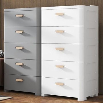 收納柜抽屜式箱塑料家用零食客廳多層夾縫儲物柜子床頭置物架諾凡