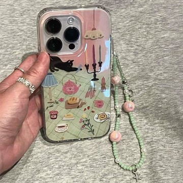 ins可愛貓咪適用iPhone16promax手機殼蘋果15pro韓系14撞色13雙層