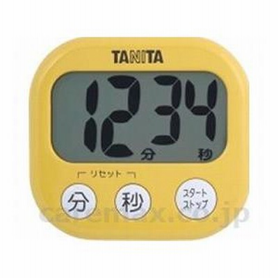 でか見えタイマー / TD-384-MY　マンゴーイエロー タニタ 取寄品 JAN 4904785538481　介護福祉用具