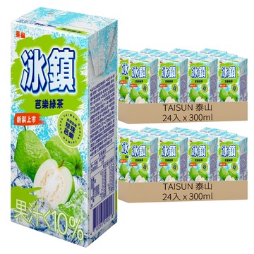 TAISUN 泰山 冰鎮芭樂綠茶  300ml  48入