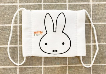 【震撼精品百貨】Miffy 米菲兔/米飛兔~米飛兔 MIFFY 紗布口罩-白*00935