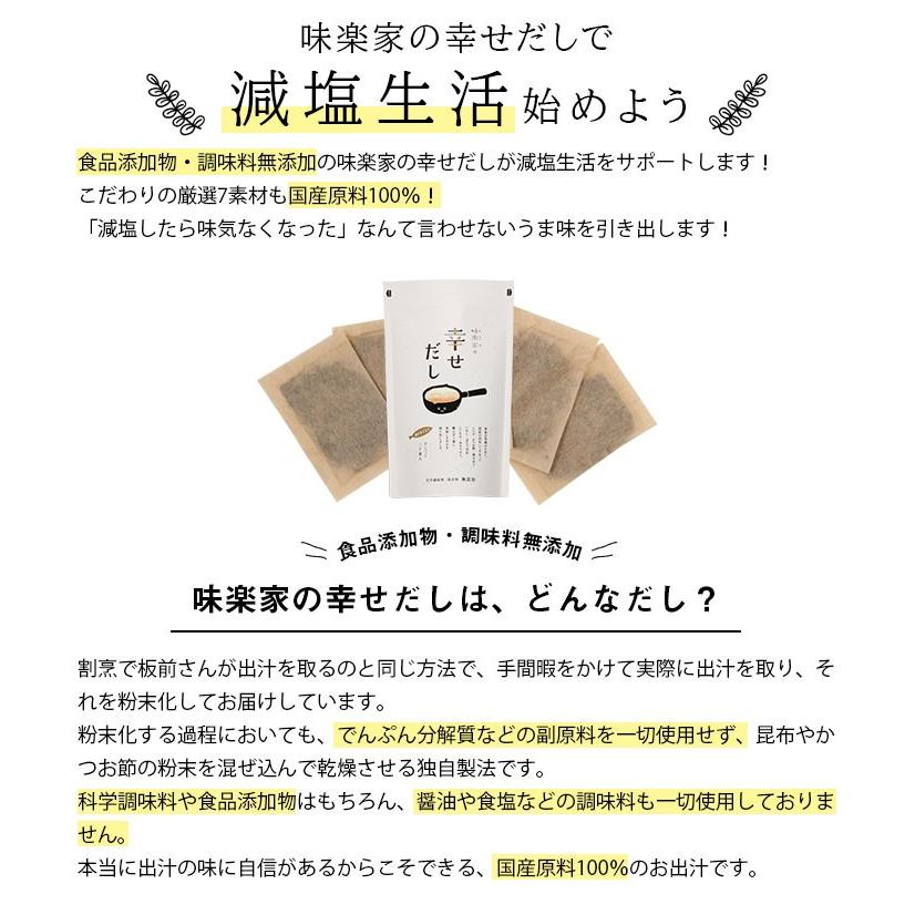 だしパック 無添加 味楽家の幸せだし 30袋入 ２パックセット あごだし 地産地消