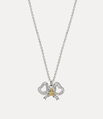 Vivienne Westwood Rigoberta Pendant Necklace Platinum-gold-white-crystal Platinum-gold-white-crystal Women