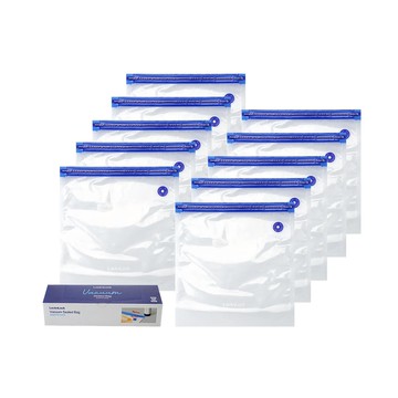 LocknLock 樂扣樂扣 頂級真空保鮮袋 C60  M(26 x 28cm)  10個  1盒