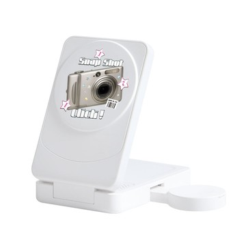 【獨家設計】復古CCD 22.5W折疊式三合一Qi2磁吸支架無線充電器