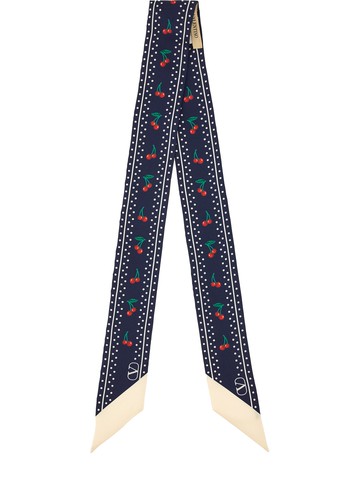 valentino garavani scarf bandeaux "cherryfic"
