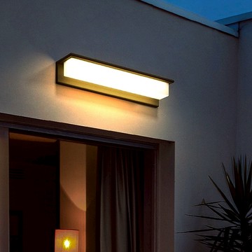 【H&R安室家】  LED戶外壁燈 玄關燈 庭園燈 （OD-51B）