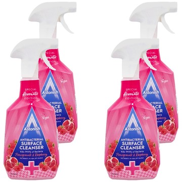 Astonish 清潔系列 表面清潔劑噴霧  石榴+覆盆子  750ml  4瓶