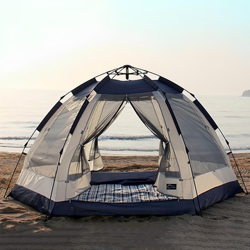ALTTEURI 一觸式六角形遮陽帳篷  6-7人用