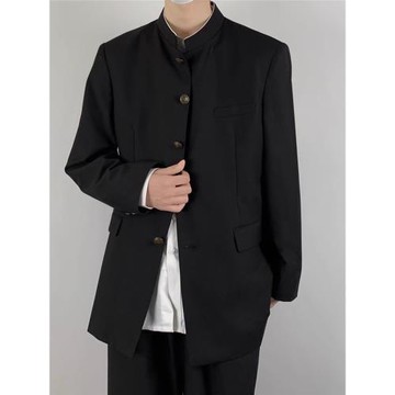 木村叔dk日系制服立領詰襟學蘭服中山裝西裝男春秋季中式西服西褲