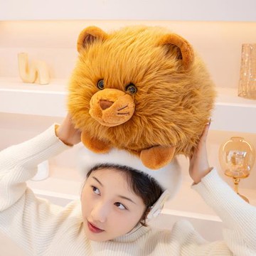 小獅子可愛獅子頭公仔掛件安撫床上陪睡毛絨玩具送禮公仔柔軟玩偶