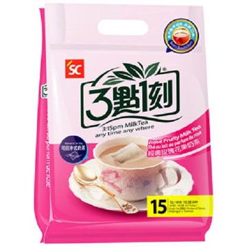 3點1刻經典玫瑰花果奶茶