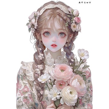 【3 月新品 3】07-119-0010 人物貼紙 春日暖陽