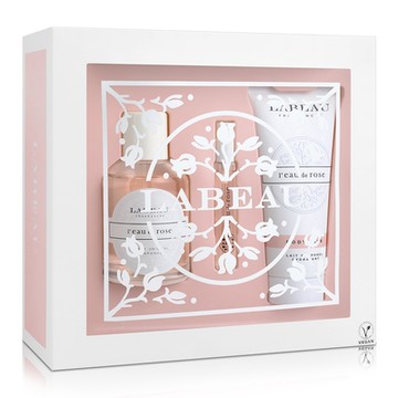 【短效品】LABEAU 純淨花園 玫瑰淡香水禮盒(淡香水100ml&7.5ml+沐浴膠100ml)-效期至2026/8/1